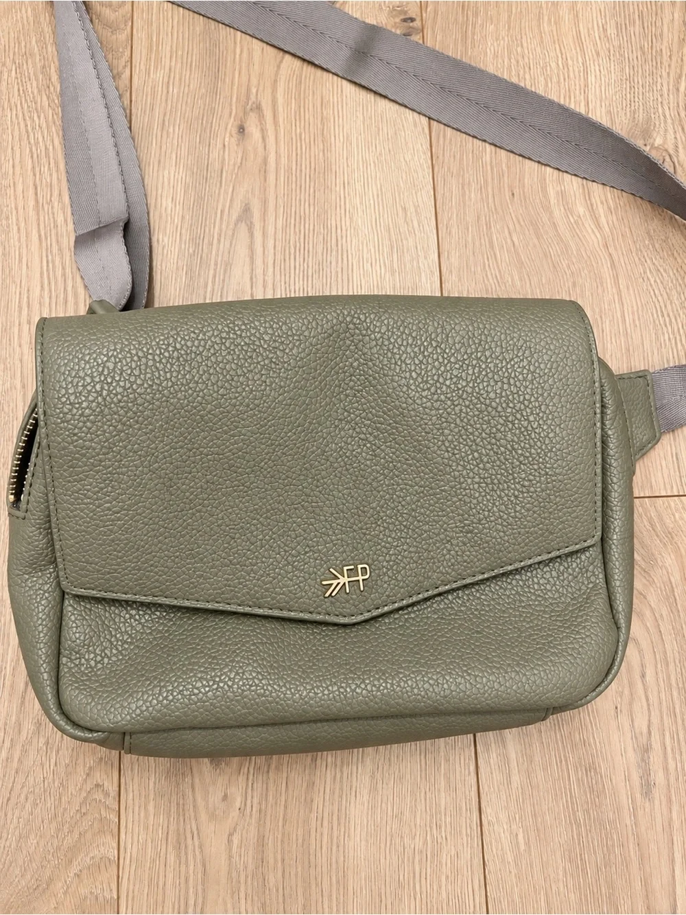 Freshly Picked Classic Park Pack Sage Green Crossbody Belt Bag